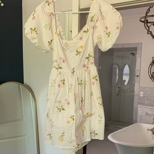 Floral Puff Sleeve Dress